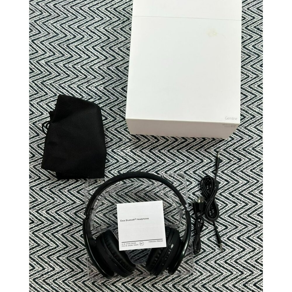 EXOS Bluetooth "FUEL YOUR GAME" Limited Edition 1/500 BLACK HEADPHONES New